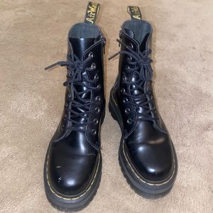 Dr. Martens Jadon Boot- Smooth leather platforms